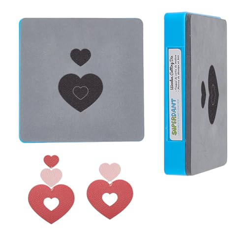 SUPERDANT Herzen Leder Stanzformen Liebevolle Herzen Ohrringe Holzstanzen DIY Handwerk Gestanzt Scrapbooking Kunstleder Stanzformen Maschine Für Schlüsselanhänger Ornamente Geschenke SUPERDANT Herzen Leder Stanzformen Liebevolle Herzen Ohrringe Holzstanzen DIY Handwerk Gestanzt Scrapbooking Kunstleder Stanzformen Maschine Für Schlüsselanhänger Ornamente Geschenke von SUPERDANT