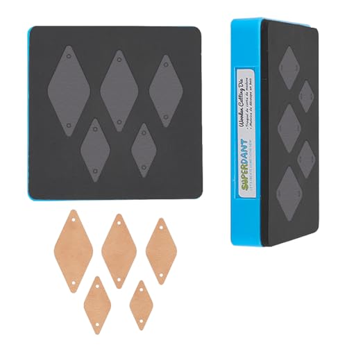 SUPERDANT Leder Rhombus Stanzformen 5 Größe Rhombus Ohrringherstellung Stapeleffekt Holzstanzmaschine Für Frauen Schlüssel Kinder Rucksäcke Gepäck Haustierhalsband Zubehör SUPERDANT Leder Rhombus Stanzformen 5 Größe Rhombus Ohrringherstellung Stapeleffekt Holzstanzmaschine Für Frauen Schlüssel Kinder Rucksäcke Gepäck Haustierhalsband Zubehör von SUPERDANT