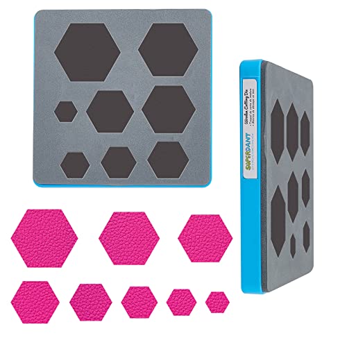 SUPERDANT Leder Stanzformen 8 Größe Sechseck Anhänger DIY Holzstanzmaschine Leder Stanzform Patchwork Aufnäher Schlüssel Kinder Rucksäcke Gepäck Katze Hundehalsband Zubehör SUPERDANT Leder Stanzformen 8 Größe Sechseck Anhänger DIY Holzstanzmaschine Leder Stanzform Patchwork Aufnäher Schlüssel Kinder Rucksäcke Gepäck Katze Hundehalsband Zubehör von SUPERDANT