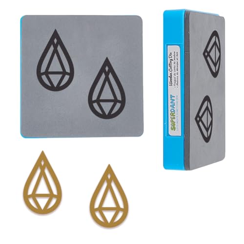 SUPERDANT Leder Stanzformen Mit Diamant Tropfen Skelettierte Diamanten Leder Stanzform Kunstleder Stanzungen Lederhandwerks Stanzwerkzeug Ohrringe Für Frauen DIY Holzstanzen Für Bastler SUPERDANT Leder Stanzformen Mit Diamant Tropfen Skelettierte Diamanten Leder Stanzform Kunstleder Stanzungen Lederhandwerks Stanzwerkzeug Ohrringe Für Frauen DIY Holzstanzen Für Bastler von SUPERDANT