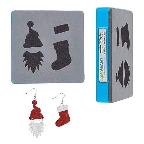 SUPERDANT Leder Stanzformen Weihnachtsmann Weihnachtsstrumpf Ohrringe Holzstanzen Weihnachtsbaumdekoration DIY Handwerk Gestanzte Kunstleder Stanzformen Maschine SUPERDANT Leder Stanzformen Weihnachtsmann Weihnachtsstrumpf Ohrringe Holzstanzen Weihnachtsbaumdekoration DIY Handwerk Gestanzte Kunstleder Stanzformen Maschine von SUPERDANT