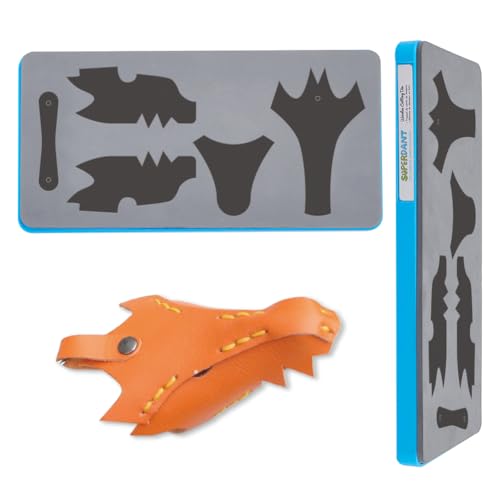 SUPERDANT Leder Stanzformen Schlüsselanhänger Stanzformen Niedliche Tier Schlüsselanhänger Leder Stanzform Schlüsselringhalter Organizer Holzstanzformen Schlüsselanhänger Anhänger Lederstanzformen von SUPERDANT