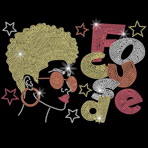 SUPERDANT Modische Frau zum Aufbügeln auf Strasssteinen, fokussiertes Mädchen, glitzerndes Glas, Strasssteine, DIY-Hotfix-Transfer-Aufkleber, Kristall-Hitze-Strass-Patches für T-Shirt, Kleidung SUPERDANT Modische Frau zum Aufbügeln auf Strasssteinen, fokussiertes Mädchen, glitzerndes Glas, Strasssteine, DIY-Hotfix-Transfer-Aufkleber, Kristall-Hitze-Strass-Patches für T-Shirt, Kleidung von SUPERDANT