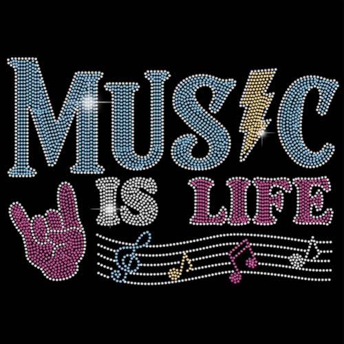 SUPERDANT Strass Hotfix Zum Aufbügeln Music Is Life Strass Hotfix Transfer Patch Kristall Wärmeübertragung Musiknoten Kristall Bügelbild Strass Zum Aufbügeln Für Kapuzenpullover Kleidung Taschen DIY SUPERDANT Strass Hotfix Zum Aufbügeln Music Is Life Strass Hotfix Transfer Patch Kristall Wärmeübertragung Musiknoten Kristall Bügelbild Strass Zum Aufbügeln Für Kapuzenpullover Kleidung Taschen DIY von SUPERDANT