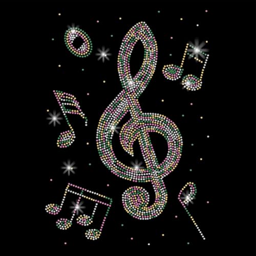 SUPERDANT Musiknoten Strass Hotfix Zum Aufbügeln Farbverlaufsnote Bügelbild Strass Zum Aufbügeln T Shirt Transfer Bunte Stras Hotfix Transfer Patch Für T Shirts Kleidung Hoodies SUPERDANT Musiknoten Strass Hotfix Zum Aufbügeln Farbverlaufsnote Bügelbild Strass Zum Aufbügeln T Shirt Transfer Bunte Stras Hotfix Transfer Patch Für T Shirts Kleidung Hoodies von SUPERDANT