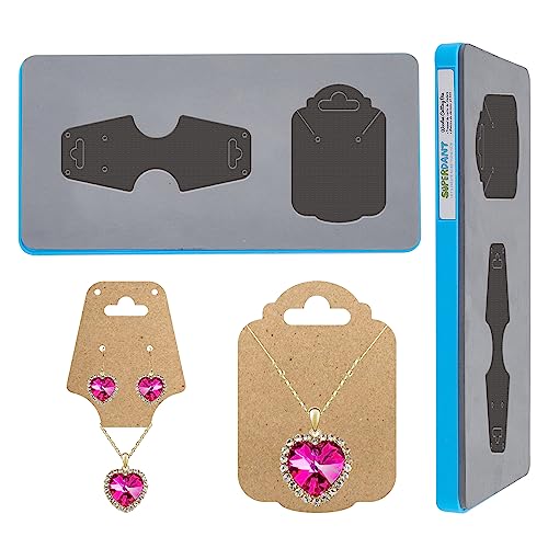 SUPERDANT Ohrring Halsketten Karten Leder Stanzformen 2 Stile Schmuck Display Hintergrundkarten Gestanzte Halsketten Schlitze Zubehör Kartenschnitte Für DIY Bastel Schmuckverpackungen SUPERDANT Ohrring Halsketten Karten Leder Stanzformen 2 Stile Schmuck Display Hintergrundkarten Gestanzte Halsketten Schlitze Zubehör Kartenschnitte Für DIY Bastel Schmuckverpackungen von SUPERDANT