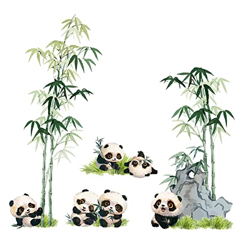 SUPERDANT Panda Wandaufkleber Bambus Grüne Pflanzen Vinyl Wandkunst Zum Abziehen Und Aufkleben Aquarell Tiere TV Wanddekoration Für Baby Kinderzimmer Kinder Spielzimmer Schlafzimmer Wohnzimmer SUPERDANT Panda Wandaufkleber Bambus Grüne Pflanzen Vinyl Wandkunst Zum Abziehen Und Aufkleben Aquarell Tiere TV Wanddekoration Für Baby Kinderzimmer Kinder Spielzimmer Schlafzimmer Wohnzimmer von SUPERDANT