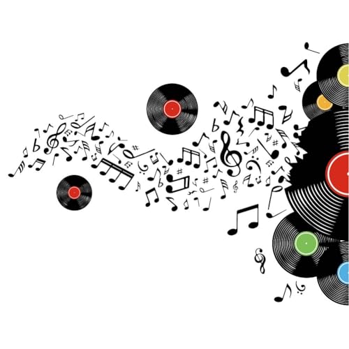 SUPERDANT Schallplatten Noten Wandaufkleber Musiknotation Mit Disc Wandaufkleber Musikmarke Vinyl Wandaufkleber DJ Wandkunst Musik Wandkunst Genießen Sie Musik Wanddekoration Für Musikzimmer SUPERDANT Schallplatten Noten Wandaufkleber Musiknotation Mit Disc Wandaufkleber Musikmarke Vinyl Wandaufkleber DJ Wandkunst Musik Wandkunst Genießen Sie Musik Wanddekoration Für Musikzimmer von SUPERDANT