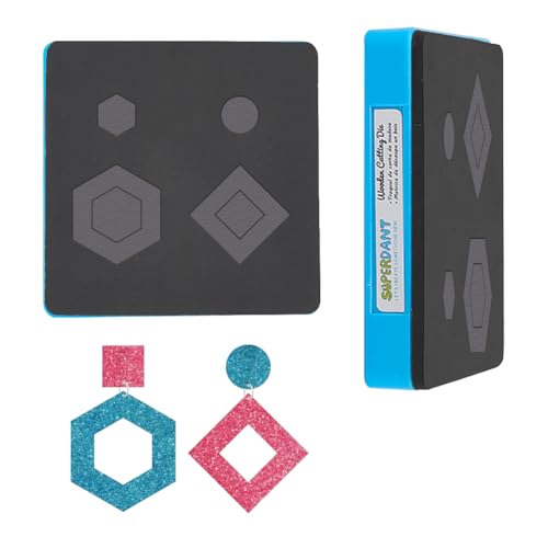 SUPERDANT Sechseckige Stanzformen aus Leder, geometrische Stanzform mit Aushöhlungseffekt, Holz-Stanzmaschine für Damen, Schlüssel, Kinder, Rucksäcke, Gepäck, Katze, Hundehalsband, Zubehör SUPERDANT Sechseckige Stanzformen aus Leder, geometrische Stanzform mit Aushöhlungseffekt, Holz-Stanzmaschine für Damen, Schlüssel, Kinder, Rucksäcke, Gepäck, Katze, Hundehalsband, Zubehör von SUPERDANT