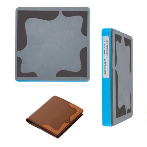 SUPERDANT Leder Stanzformen Geldbörsenecken Leder Stanzform Geldbörsen Lederstanzer Kunstlederstanzen Holzstanzform Für Lederr Schmuck DIY Holzstanzformen Für PVC Karton Bastelpapier von SUPERDANT
