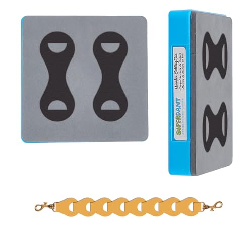 SUPERDANT Stanzformen Lederarmbänder Lampenform Kettenarmband Lederstanzmaschine Bastelstanzwerkzeug Für Die Herstellung von Armbändern Schmuck DIY Holzstanzformen Geschenke Für Bastler von SUPERDANT