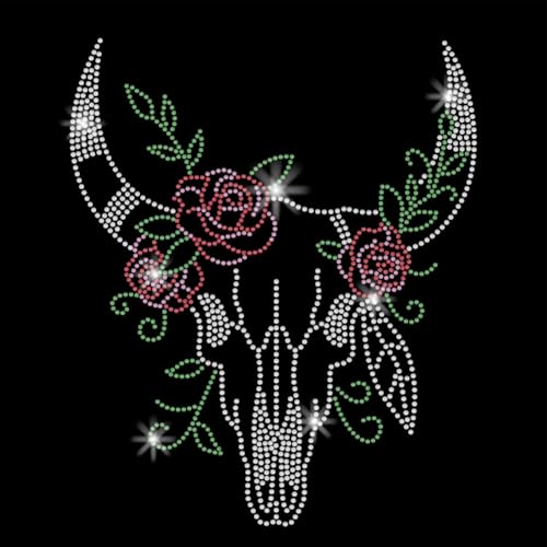 SUPERDANT Stierkopf Aufbügler Strass Transfer Rosen Kristall Wärmeübertragungsaufkleber Tier Aufbügler Aufkleber Glitzernde Diamant Patches Für Mädchen T Shirts Kleidung Tragetaschen DIY Geschenke SUPERDANT Stierkopf Aufbügler Strass Transfer Rosen Kristall Wärmeübertragungsaufkleber Tier Aufbügler Aufkleber Glitzernde Diamant Patches Für Mädchen T Shirts Kleidung Tragetaschen DIY Geschenke von SUPERDANT