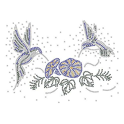 SUPERDANT Strass Aufkleber Zum Aufbügeln, Hotfix Transfer Aufkleber, Kolibri, Transparent, Bling, Patch, Kleidung, Reparaturapplikation Für T Shirts, Taschen, Jacken, DIY Dekoration, 210x297mm SUPERDANT Strass Aufkleber Zum Aufbügeln, Hotfix Transfer Aufkleber, Kolibri, Transparent, Bling, Patch, Kleidung, Reparaturapplikation Für T Shirts, Taschen, Jacken, DIY Dekoration, 210x297mm von SUPERDANT