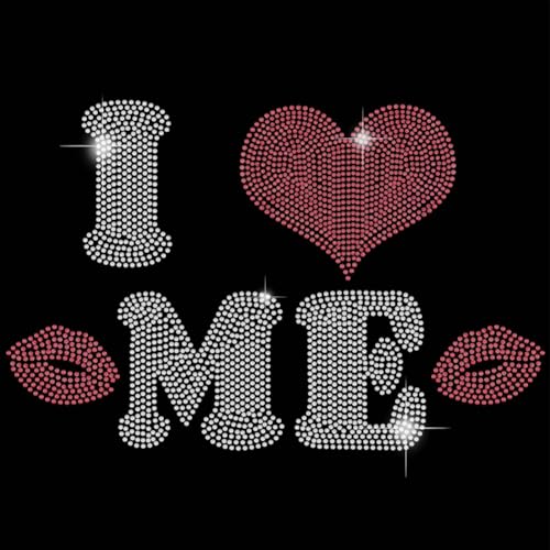 SUPERDANT Strass Hotfix Zum Aufbügeln I LOVE ME Strass Hotfix Transfer Patch Kristalle T Shirt Bügelbild Strass Zum Aufbügeln Wärmeübertragung Hotfix Aufkleber Kristall DIY Dekor Für Kleidung Hoodies SUPERDANT Strass Hotfix Zum Aufbügeln I LOVE ME Strass Hotfix Transfer Patch Kristalle T Shirt Bügelbild Strass Zum Aufbügeln Wärmeübertragung Hotfix Aufkleber Kristall DIY Dekor Für Kleidung Hoodies von SUPERDANT