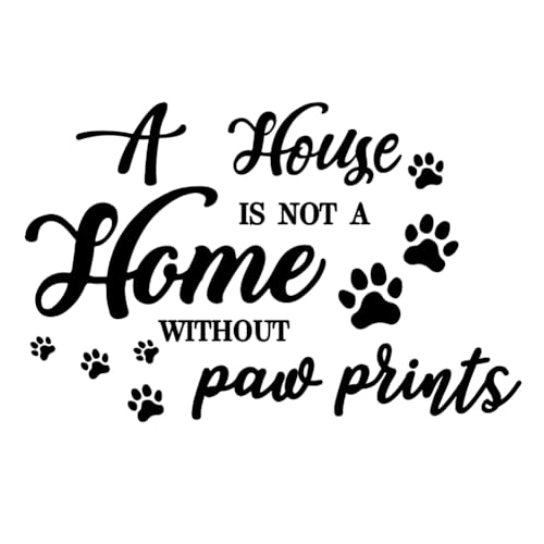 SUPERDANT Wandaufkleber Mit Inspirierenden Zitaten Tierpfotenabdrücke Wandsticker Ein Haus Ist Kein Zuhause Ohne Pfotenabdrücke Niedliche Hundepfoten Wandtattoo Zitate Buchstaben Vinyl Wandsticker SUPERDANT Wandaufkleber Mit Inspirierenden Zitaten Tierpfotenabdrücke Wandsticker Ein Haus Ist Kein Zuhause Ohne Pfotenabdrücke Niedliche Hundepfoten Wandtattoo Zitate Buchstaben Vinyl Wandsticker von SUPERDANT