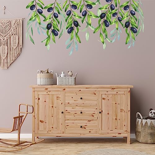 SUPERDANT Wandaufkleber Mit Olivenzweigen Pflanzen Wandsticker Grüne Hängende Blätter Blumenreben Wandtattoo Wand Abziehen Und Aufkleben Vinyl Wandsticker Für Schlafzimmer Wohnzimmer Kinderzimmer SUPERDANT Wandaufkleber Mit Olivenzweigen Pflanzen Wandsticker Grüne Hängende Blätter Blumenreben Wandtattoo Wand Abziehen Und Aufkleben Vinyl Wandsticker Für Schlafzimmer Wohnzimmer Kinderzimmer von SUPERDANT