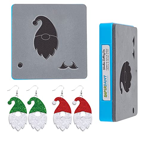 SUPERDANT Weihnachtszwerg Lederstanzschablone Ohrring Weihnachtskarte Dekorieren Prägung Holzstanzschablone Stanzungen Mit Kunststoffschutzbox Und EvaSchaumstoff 10x10 cm SUPERDANT Weihnachtszwerg Lederstanzschablone Ohrring Weihnachtskarte Dekorieren Prägung Holzstanzschablone Stanzungen Mit Kunststoffschutzbox Und EvaSchaumstoff 10x10 cm von SUPERDANT