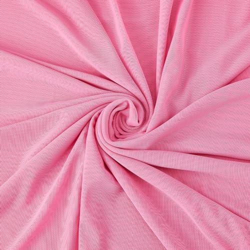 SUPERFINDINGS 1 Yard Rosa Stretch Transparent Material 4 Wege Stretch Netzgewebe Mesh 67 Zoll Leichtes Mesh Gewebe Für Futter Schneiderei Nähen Kleidung Puppe DIY Bastelprojekte SUPERFINDINGS 1 Yard Rosa Stretch Transparent Material 4 Wege Stretch Netzgewebe Mesh 67 Zoll Leichtes Mesh Gewebe Für Futter Schneiderei Nähen Kleidung Puppe DIY Bastelprojekte von SUPERFINDINGS