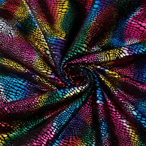 SUPERFINDINGS 1 Stück Paillettenstoff 1.75x1m Schillernder Hologramm Glitzerstoff Kleidungszubehör Polyester Glitzernder Bastelstoff Für DIY Kleider Kostüme Tischdecken SUPERFINDINGS 1 Stück Paillettenstoff 1.75x1m Schillernder Hologramm Glitzerstoff Kleidungszubehör Polyester Glitzernder Bastelstoff Für DIY Kleider Kostüme Tischdecken von SUPERFINDINGS
