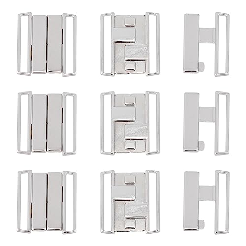 SUPERFINDINGS 10 Paar BH Verschluss Ersatzteil Zink Silber Legierung Bikini Clips Dessous Vorderverschluss BH Schnalle Bikini Hakenverschluss BH Sicheres Schloss Zum Nähen SUPERFINDINGS 10 Paar BH Verschluss Ersatzteil Zink Silber Legierung Bikini Clips Dessous Vorderverschluss BH Schnalle Bikini Hakenverschluss BH Sicheres Schloss Zum Nähen von SUPERFINDINGS