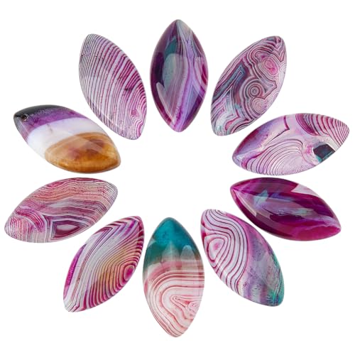 SUPERFINDINGS 10 Stück Tropfenförmiger Natürlicher Edelstein Pferdeauge Achat Cabochon Natürlicher Achat Cabochon Zur Schmuckherstellung Halskette Ohrring Basteln Indigo SUPERFINDINGS 10 Stück Tropfenförmiger Natürlicher Edelstein Pferdeauge Achat Cabochon Natürlicher Achat Cabochon Zur Schmuckherstellung Halskette Ohrring Basteln Indigo von SUPERFINDINGS