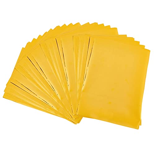 SUPERFINDINGS 100 Stück A5 Toner Folientransferblätter Gold Toner Folienprägepapiere 21.1x14.6 cm Wärmeübertragungsfolie Papier für Kartenherstellung Kunsthandwerk Scrapbooking Papierhandwerk von SUPERFINDINGS