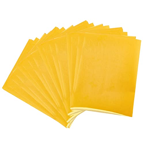 SUPERFINDINGS 100 Stück A6 Heißfolienprägepapier Gold Heißfolientransferblätter 14.5x10.5 cm Wärmeübertragungsfolie Papier Für Kartenherstellung Kunsthandwerk Scrapbooking Papierhandwerk von SUPERFINDINGS