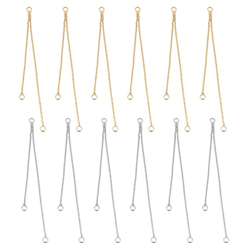 SUPERFINDINGS 12 Stück 2 Farben Metall Quasten Anhänger Messing Dangle Ohrringe Herstellung Anhänger Quasten Ohrring Anhänger Kette Lange Charm Ohrring DIY Tropfenohrringe Anhänger Länge: 5.4cm SUPERFINDINGS 12 Stück 2 Farben Metall Quasten Anhänger Messing Dangle Ohrringe Herstellung Anhänger Quasten Ohrring Anhänger Kette Lange Charm Ohrring DIY Tropfenohrringe Anhänger Länge: 5.4cm von SUPERFINDINGS