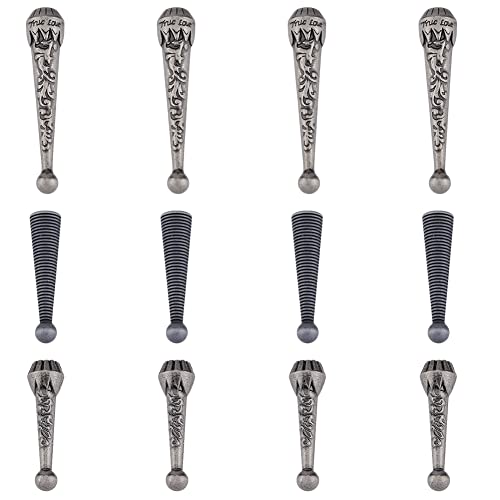 SUPERFINDINGS 12 Stück 3 Stil Bolo Tie Spitzen Ersatz Endkappen Bolo Tie Buckle Zubehör Legierung Kordelende Für Die Herstellung von Bolo Ties Innendurchmesser: 4mm/5mm/5.5mm SUPERFINDINGS 12 Stück 3 Stil Bolo Tie Spitzen Ersatz Endkappen Bolo Tie Buckle Zubehör Legierung Kordelende Für Die Herstellung von Bolo Ties Innendurchmesser: 4mm/5mm/5.5mm von SUPERFINDINGS
