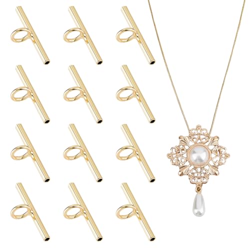 SUPERFINDINGS 12 Stück Anstecknadel Anhänger Konverter Messing Broschen Anhänger Konverter Goldene Broschen Konverter Zum Wechseln von Broschen Zu Halsketten Armbändern Haarspangen Zubehör SUPERFINDINGS 12 Stück Anstecknadel Anhänger Konverter Messing Broschen Anhänger Konverter Goldene Broschen Konverter Zum Wechseln von Broschen Zu Halsketten Armbändern Haarspangen Zubehör von SUPERFINDINGS