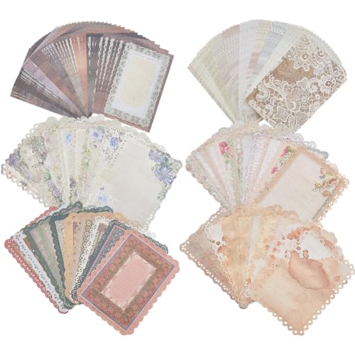 SUPERFINDINGS 140 Stück 6 Stile Blume Vintage Papier Spitze Rand Scrapbook Schreibwaren Papier Junk Journal Zubehör Kartonpapier Für DIY Scrapbooks Planer Journale Basteln SUPERFINDINGS 140 Stück 6 Stile Blume Vintage Papier Spitze Rand Scrapbook Schreibwaren Papier Junk Journal Zubehör Kartonpapier Für DIY Scrapbooks Planer Journale Basteln von SUPERFINDINGS