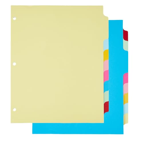 SUPERFINDINGS 16 Blatt A4 3 Ringbuch-Trennblätter, 8 Registerkarten, 3 Ringe, mehrfarbiges Registerpapier für A4-Ordner, 3 Löcher, Ringindexseiten für Planer, Notizbuch, Tagebuch, Reisetagebuch, 28 x SUPERFINDINGS 16 Blatt A4 3 Ringbuch-Trennblätter, 8 Registerkarten, 3 Ringe, mehrfarbiges Registerpapier für A4-Ordner, 3 Löcher, Ringindexseiten für Planer, Notizbuch, Tagebuch, Reisetagebuch, 28 x von SUPERFINDINGS