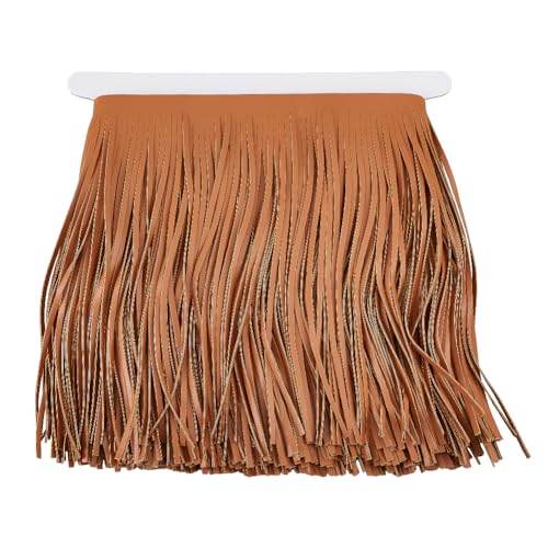 SUPERFINDINGS 2.2 Yards PU Leder Wildleder Fransenbesatz 0.11 Zoll Braunes Quastenband Doppelseitige Leder Nähquastenfransen Für Heimwerker Basteln Röcke Kleider Vorhänge Kleidung Handtaschennähen SUPERFINDINGS 2.2 Yards PU Leder Wildleder Fransenbesatz 0.11 Zoll Braunes Quastenband Doppelseitige Leder Nähquastenfransen Für Heimwerker Basteln Röcke Kleider Vorhänge Kleidung Handtaschennähen von SUPERFINDINGS