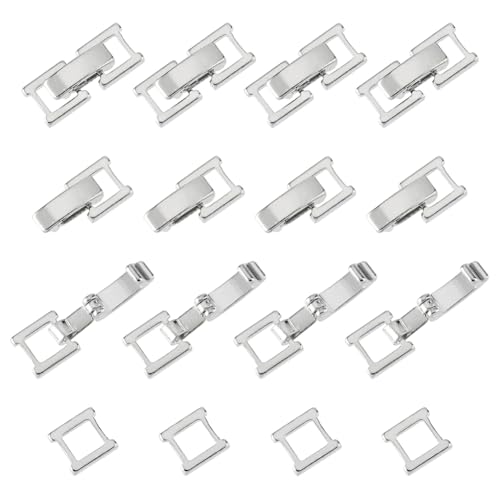 SUPERFINDINGS 24 Satz Messing Falten Über Verschlüsse 0.62x0.25 Zoll Platin Schmuck Faltverschlüsse Halskette Armband Verlängerung Verschlüsse Faltverschlüsse Für Schmuckherstellung SUPERFINDINGS 24 Satz Messing Falten Über Verschlüsse 0.62x0.25 Zoll Platin Schmuck Faltverschlüsse Halskette Armband Verlängerung Verschlüsse Faltverschlüsse Für Schmuckherstellung von SUPERFINDINGS