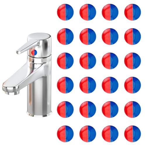 SUPERFINDINGS 24 Stück Aufkleber Für Heißes Und Kaltes Wasser Selbstklebende Etiketten Für Heißes Und Kaltes Wasser Epoxidharz Wasserhahn Transferaufkleber Für Badezimmer Küche 10mm Im Durchmesser SUPERFINDINGS 24 Stück Aufkleber Für Heißes Und Kaltes Wasser Selbstklebende Etiketten Für Heißes Und Kaltes Wasser Epoxidharz Wasserhahn Transferaufkleber Für Badezimmer Küche 10mm Im Durchmesser von SUPERFINDINGS