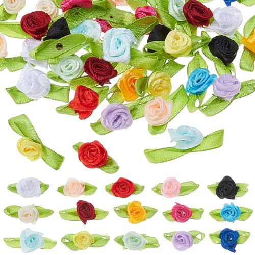 SUPERFINDINGS 300 Stück 15 Farben Kleine Satinrosen Mit Schleifen Mini Bandrosen Winzige Künstliche Stoffblumen Mehrfarbige Mini Bastelrosen Zum Basteln DIY Hochzeitsdekoration SUPERFINDINGS 300 Stück 15 Farben Kleine Satinrosen Mit Schleifen Mini Bandrosen Winzige Künstliche Stoffblumen Mehrfarbige Mini Bastelrosen Zum Basteln DIY Hochzeitsdekoration von SUPERFINDINGS