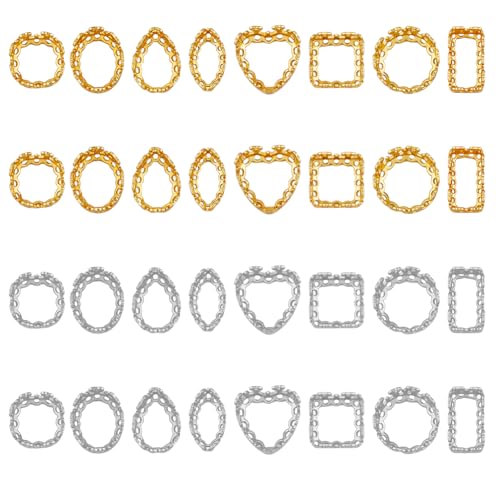 SUPERFINDINGS 32 Stück 16 Stile Messing Krappenfassungen Zum Aufnähen Krallenfassungen Mit Strasssteinen Platingoldene Tropfenförmige Herzförmige Rechteckige Filigrane Krallenfassungen SUPERFINDINGS 32 Stück 16 Stile Messing Krappenfassungen Zum Aufnähen Krallenfassungen Mit Strasssteinen Platingoldene Tropfenförmige Herzförmige Rechteckige Filigrane Krallenfassungen von SUPERFINDINGS