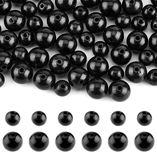 SUPERFINDINGS 400 Stück 2 Stile natürliche Ebenholz-Holzperlen runde schwarze Holzperlen 6/8 mm Perlen Charms für Schmuckherstellung DIY handgefertigtes Handwerk Loch: 1,4-1,5 mm SUPERFINDINGS 400 Stück 2 Stile natürliche Ebenholz-Holzperlen runde schwarze Holzperlen 6/8 mm Perlen Charms für Schmuckherstellung DIY handgefertigtes Handwerk Loch: 1,4-1,5 mm von SUPERFINDINGS