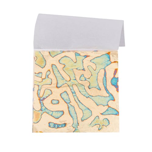 SUPERFINDINGS 50 Blatt Metallblattpapier Mit Mustern Buntes Blattbiskuit Imitat Metallisches Blatt Blattgoldblätter Für DIY Nagelmalereien Handarbeiten Rahmen Skulpturen SUPERFINDINGS 50 Blatt Metallblattpapier Mit Mustern Buntes Blattbiskuit Imitat Metallisches Blatt Blattgoldblätter Für DIY Nagelmalereien Handarbeiten Rahmen Skulpturen von SUPERFINDINGS