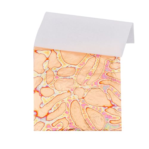 SUPERFINDINGS 50 Blatt Metallblattpapier Mit Mustern Buntes Folienblatt Helllachsfarbene Imitationsfolie Blattgoldblätter Für DIY Nagelmalereien Handarbeiten Bilderrahmen Skulpturen SUPERFINDINGS 50 Blatt Metallblattpapier Mit Mustern Buntes Folienblatt Helllachsfarbene Imitationsfolie Blattgoldblätter Für DIY Nagelmalereien Handarbeiten Bilderrahmen Skulpturen von SUPERFINDINGS