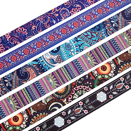 SUPERFINDINGS 6 Stile 2 Yards Polyester Jacquardband Ethnischer Stil Doppelseitiger Floraler Stoffbesatz Dickes Tirolerband Zum Nähen von Taschengurten Gürteln 38mm Breit SUPERFINDINGS 6 Stile 2 Yards Polyester Jacquardband Ethnischer Stil Doppelseitiger Floraler Stoffbesatz Dickes Tirolerband Zum Nähen von Taschengurten Gürteln 38mm Breit von SUPERFINDINGS
