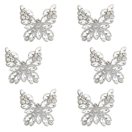 SUPERFINDINGS 6 Stück Strass Schmetterlings Patches Zum Aufbügeln Perlen Schmetterlings Applikationen Kristall Schmetterlings Applikationen Für Hüte Schuhtaschen DIY Zubehör SUPERFINDINGS 6 Stück Strass Schmetterlings Patches Zum Aufbügeln Perlen Schmetterlings Applikationen Kristall Schmetterlings Applikationen Für Hüte Schuhtaschen DIY Zubehör von SUPERFINDINGS