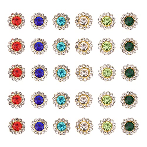 SUPERFINDINGS 600 Stück 8 mm Blumenform Strass Zum Aufnähen 6 Farben Helle Perlenknöpfe Mit Flacher Rückseite Kristallverzierungen Knöpfe Zum Basteln von Kleidung Schmuckherstellung SUPERFINDINGS 600 Stück 8 mm Blumenform Strass Zum Aufnähen 6 Farben Helle Perlenknöpfe Mit Flacher Rückseite Kristallverzierungen Knöpfe Zum Basteln von Kleidung Schmuckherstellung von SUPERFINDINGS