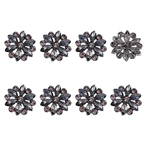SUPERFINDINGS 8 Stück Rhinestones Blumenknopf Legierung Schneeflocken Mantelknopf Kristallapplikationen Verzierungen In Kleidung Zum Basteln Hochzeit Party Zum Aufnähen von Kleidungsknöpfen Bohrung SUPERFINDINGS 8 Stück Rhinestones Blumenknopf Legierung Schneeflocken Mantelknopf Kristallapplikationen Verzierungen In Kleidung Zum Basteln Hochzeit Party Zum Aufnähen von Kleidungsknöpfen Bohrung von SUPERFINDINGS