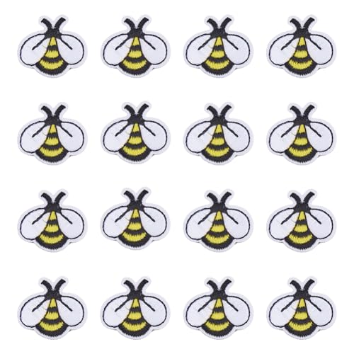 SUPERFINDINGS 80 Stück Bestickte Aufnäher Mit Bienenmotiv Zum Aufbügeln Auf Stoffflicken Applikationen Mit Süßem Tiermotiv Flicken Dekoration Nähflicken Für Kleidung Rucksäcke Taschen SUPERFINDINGS 80 Stück Bestickte Aufnäher Mit Bienenmotiv Zum Aufbügeln Auf Stoffflicken Applikationen Mit Süßem Tiermotiv Flicken Dekoration Nähflicken Für Kleidung Rucksäcke Taschen von SUPERFINDINGS