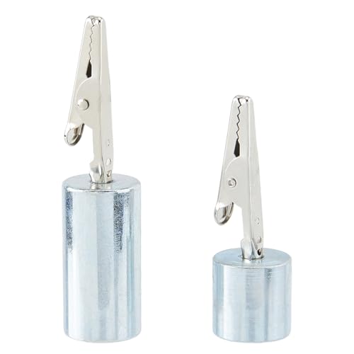 SUPERFINDINGS Kumihimo Krokodilklemme aus Eisen, 2 Stile, Krokodilklemmen mit Gewicht zum Flechten von Scheiben, 2 Stück SUPERFINDINGS Kumihimo Krokodilklemme aus Eisen, 2 Stile, Krokodilklemmen mit Gewicht zum Flechten von Scheiben, 2 Stück von SUPERFINDINGS