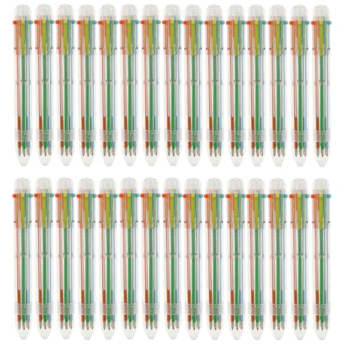 30 Stück Mehrfarbiger Kugelschreiber, 6 in 1 Multicolor Ballpoint Pen Set Einziehbare Pen 6 Farben Mehrfarbig 0,5mm Tinte Stifte für Büro Schule Zubehör Geschenk Supplies Kinderstudent Kinder 30 Stück Mehrfarbiger Kugelschreiber, 6 in 1 Multicolor Ballpoint Pen Set Einziehbare Pen 6 Farben Mehrfarbig 0,5mm Tinte Stifte für Büro Schule Zubehör Geschenk Supplies Kinderstudent Kinder von SUPPUIMNT