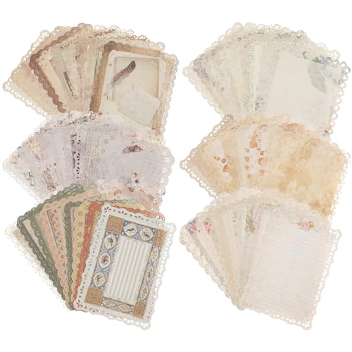 Scrapbooking Papier Scrapbook Zubehör, 60 Blätter Spitze Kanten Urkunden Schatzkarten Dekorative Bullet Journal Zubehör Dekopapier Designpapier für Karten Basteln und zum Basteln DIY Dekoration Scrapbooking Papier Scrapbook Zubehör, 60 Blätter Spitze Kanten Urkunden Schatzkarten Dekorative Bullet Journal Zubehör Dekopapier Designpapier für Karten Basteln und zum Basteln DIY Dekoration von SUPPUIMNT