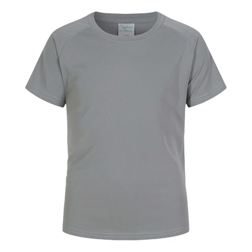 SUPTTING Herren T-Shirt Bequem Vielseitig Oberteil Rundhalsausschnitt Kurzarm Top Minimalistisch Casual Ripp-Stoff Unifarben Basic-Shirt Slim Fit für Alltag von SUPTTING