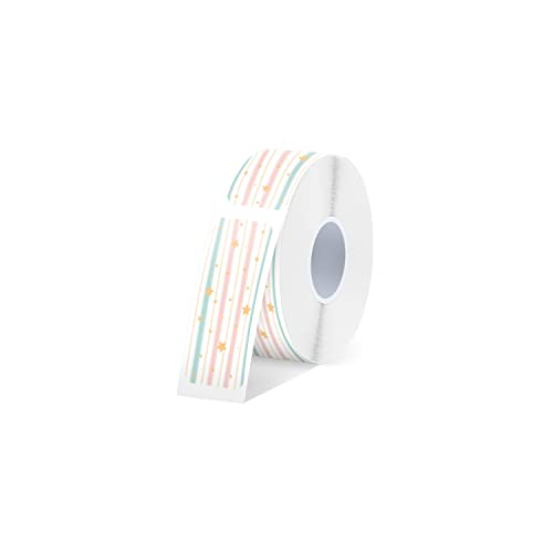 SUPVAN E10/16 Etikettenband - Thermo-Mehrzweck-Etiketten für Heim, Schule, Büro, 12 mm x 30 mm, 220 Etiketten/Rolle(streifen) von SUPVAN